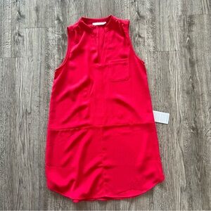 Lush Vibrant Red Smock Dress